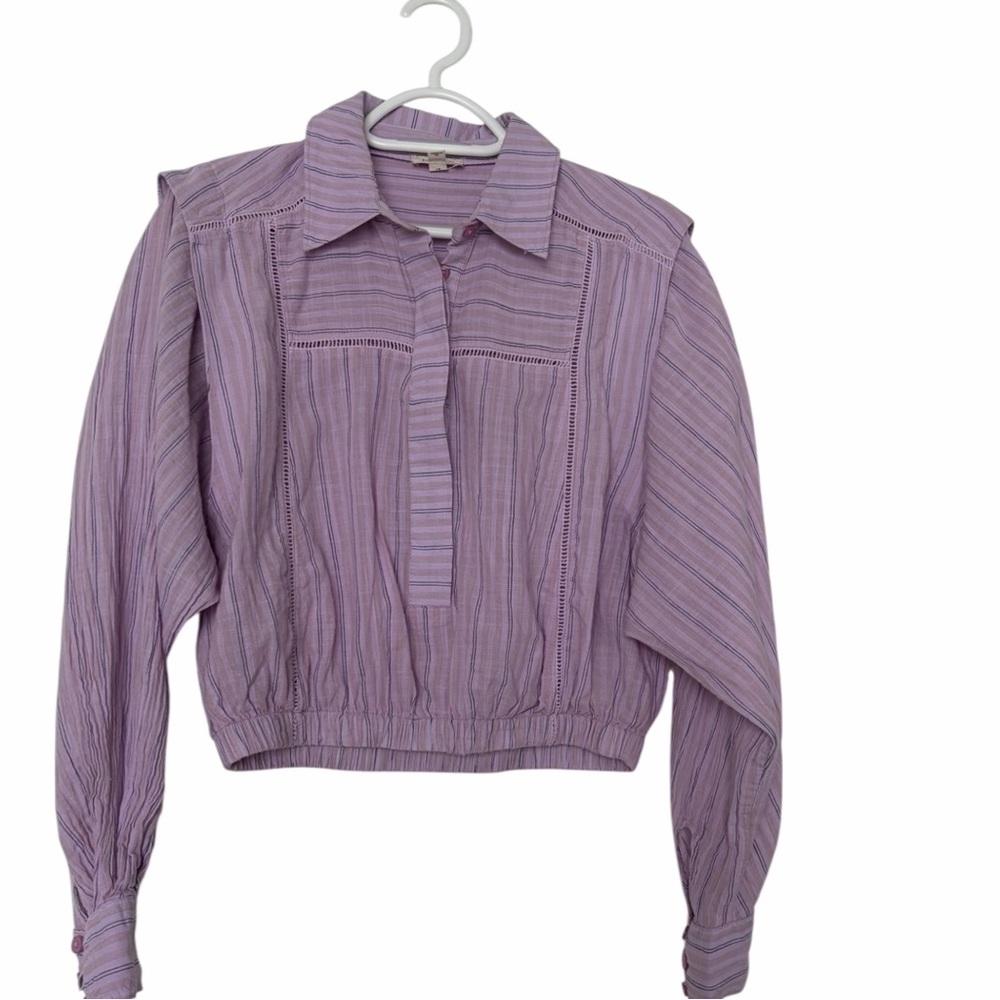 Anthropologie Pilcro xs top purple